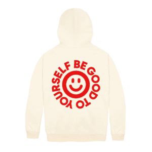 "Be Good To Yourself" Hoodie – Off-White - Image 2